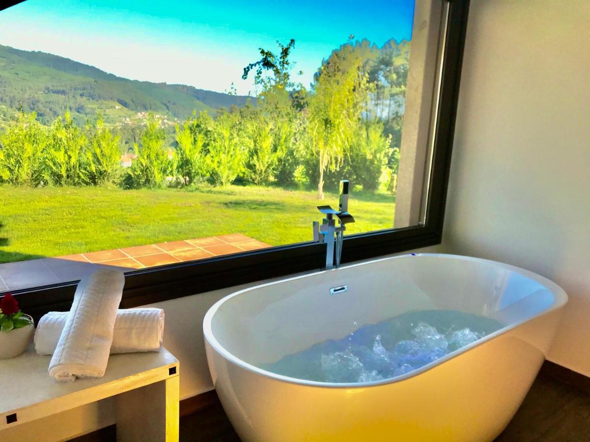 Casa Nueva Vigo-Mos con Chimenea y Jacuzzi Obsequio kit desayuno y botella cava Exterior foto
