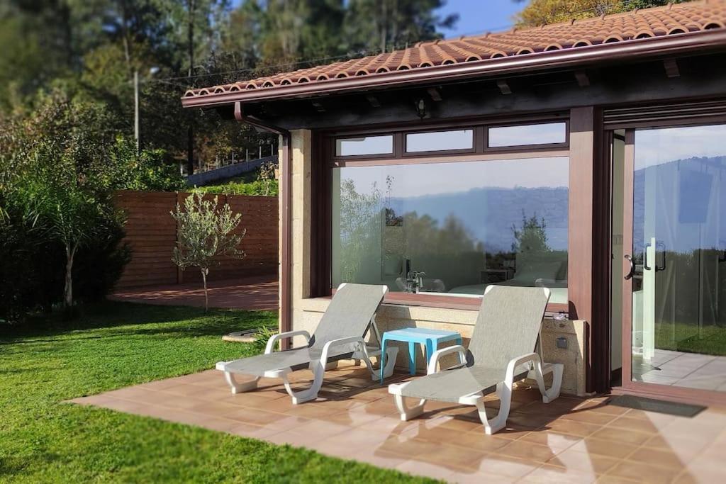 Casa Nueva Vigo-Mos con Chimenea y Jacuzzi Obsequio kit desayuno y botella cava Exterior foto