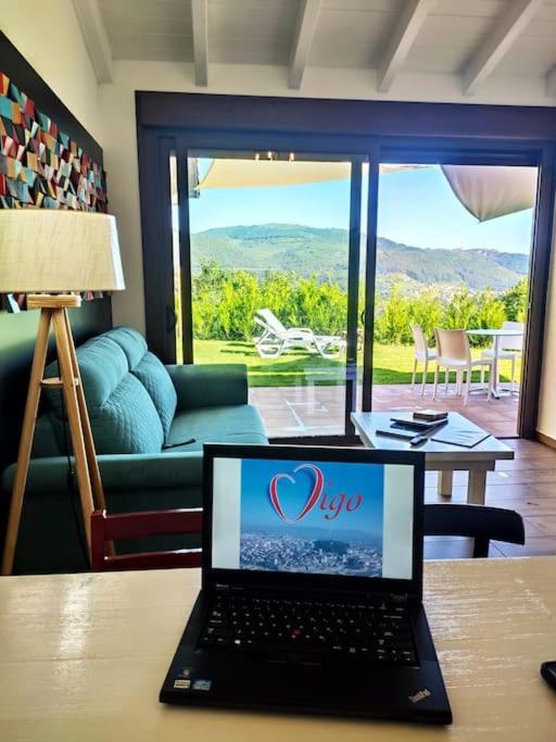 Casa Nueva Vigo-Mos con Chimenea y Jacuzzi Obsequio kit desayuno y botella cava Exterior foto